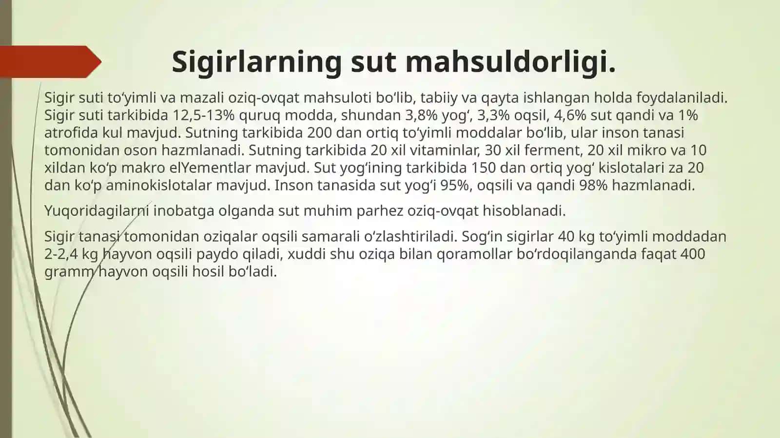 Qoramolchilik 4