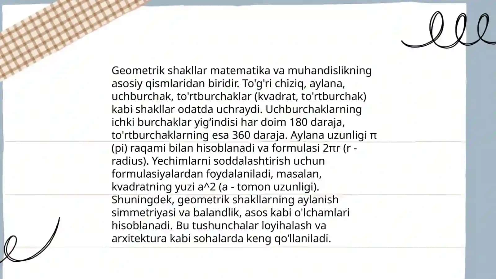 Amallarni bajarish tartibi 2sinf uchun dars ishlanma 4