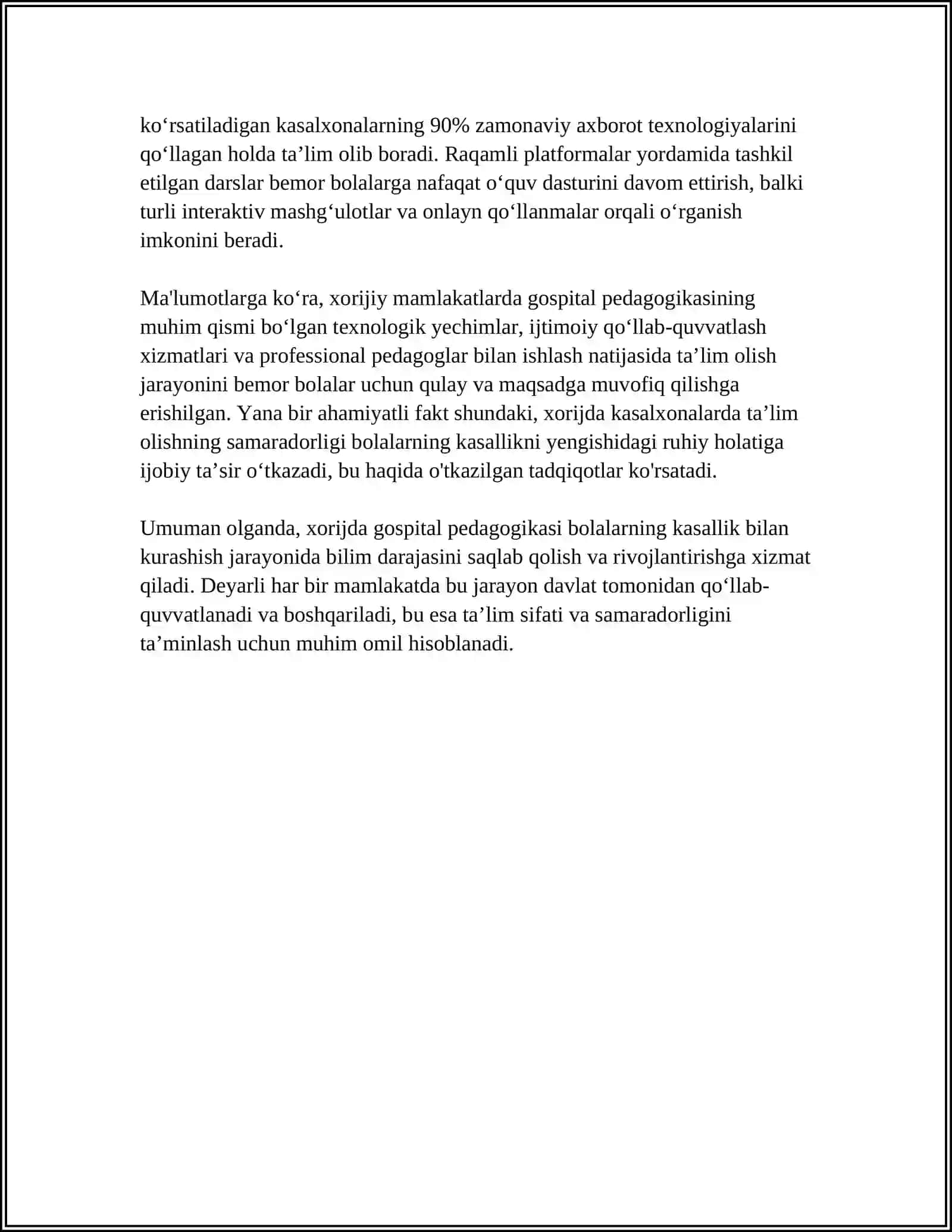 XORIJDA GOSPITAL PEDAGOGIKANING RIVOJLANISH TARIXI 4