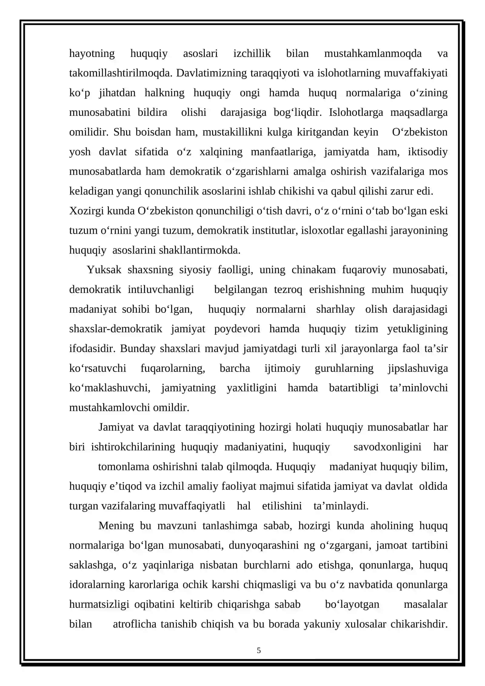 HUQUQ NORMALARINI SHARHLASH 4