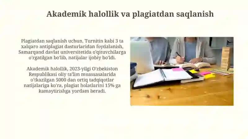 Shaxsiy Akademik Faoliyat va uni Samarali Tashkil etish 4