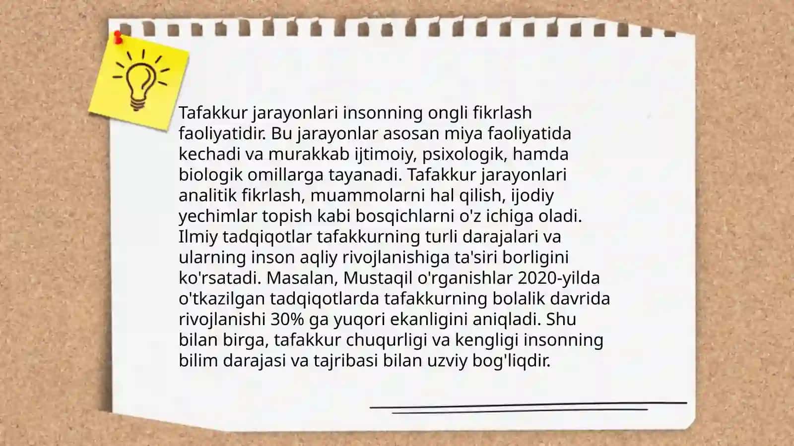 Tafakkur operatsiyalari 4