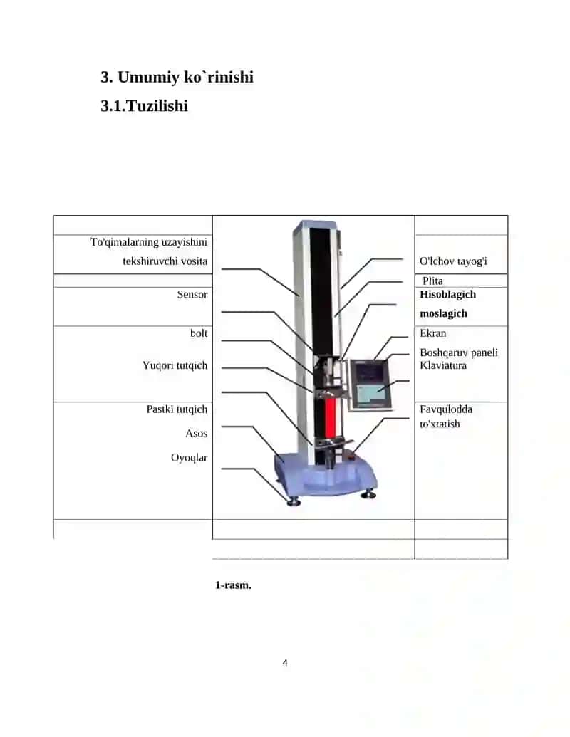 To`qimachilik-trikotaj maxsulotlarini sinash laboratoriya jihozlari 4