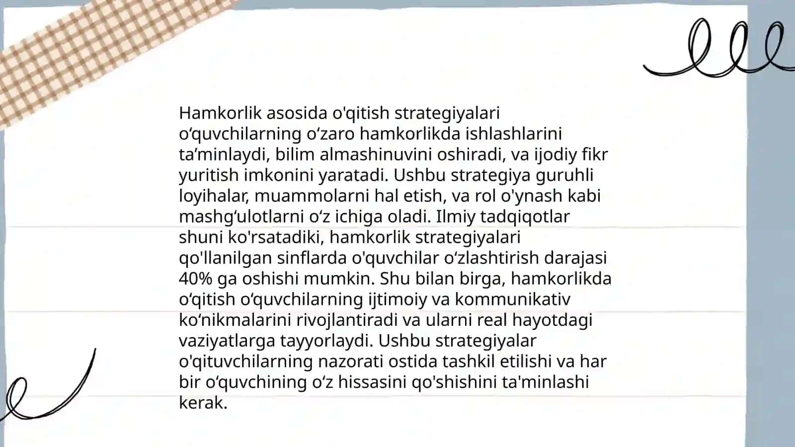 Hamkorlik pedagogikasining kontseptual ğoyalari 4