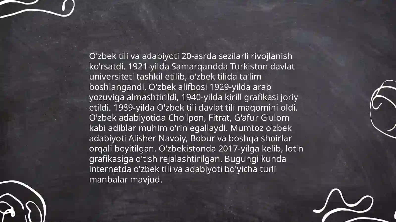 Mustaqillik yillarida Ozbekistondagi manaviy va madaniy taraqiyoti 4