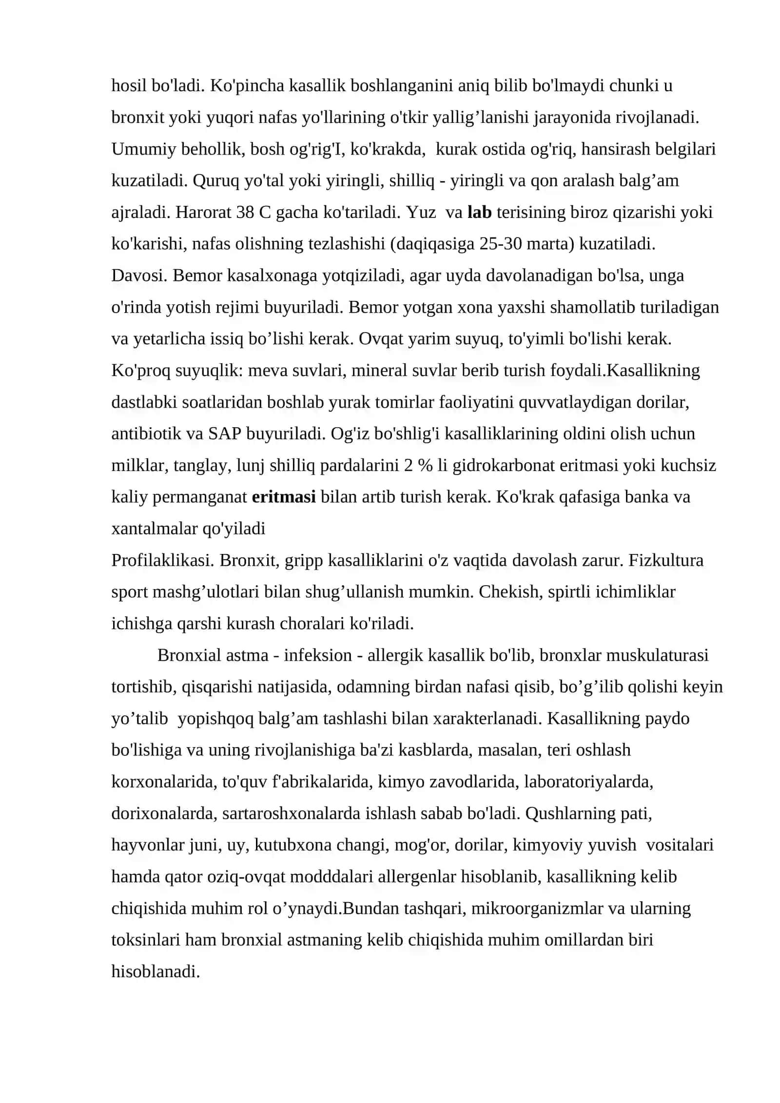 Nafas olish va yurak - qon tomir tizimlarining kasalliklari 4
