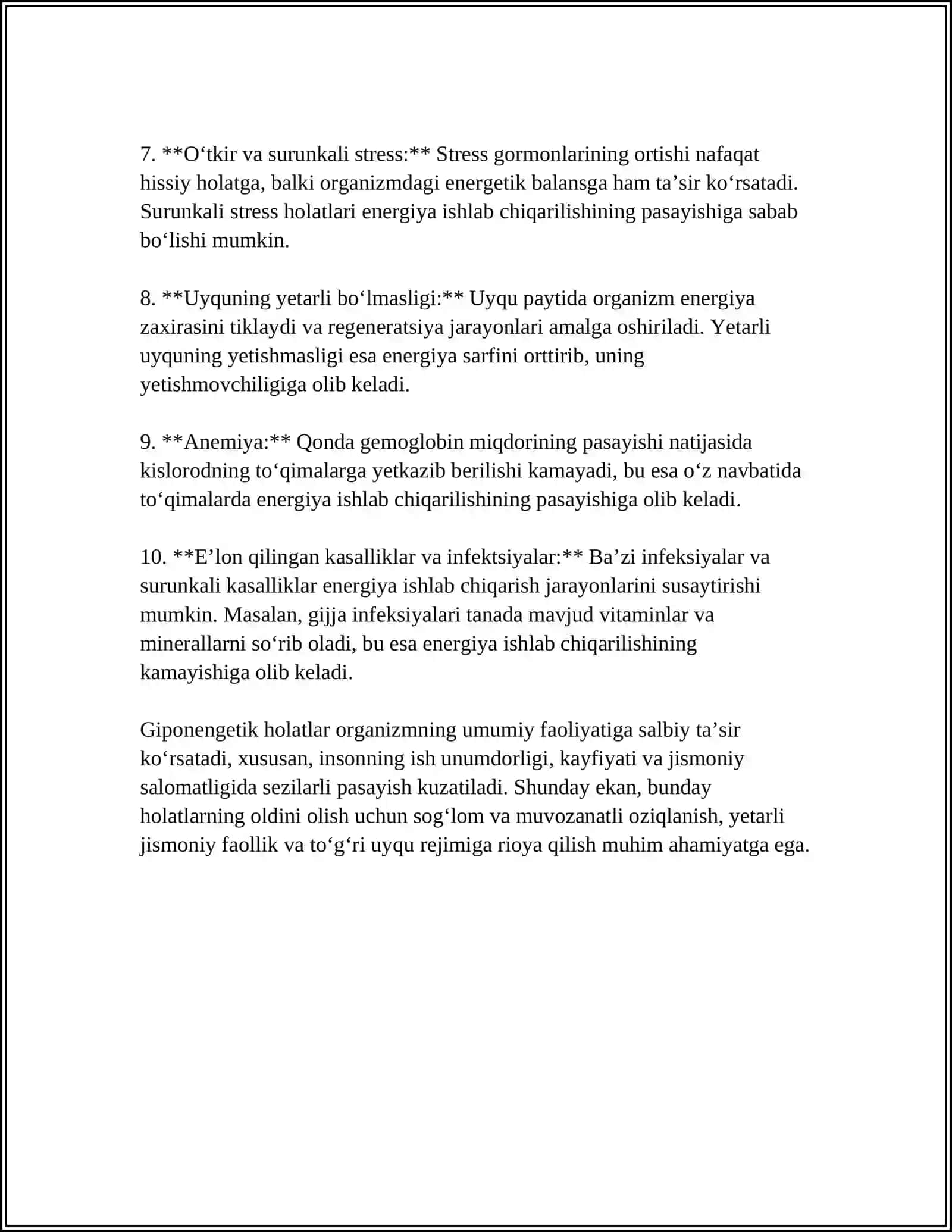 GIPOENERGETIK HOLATLAR 4
