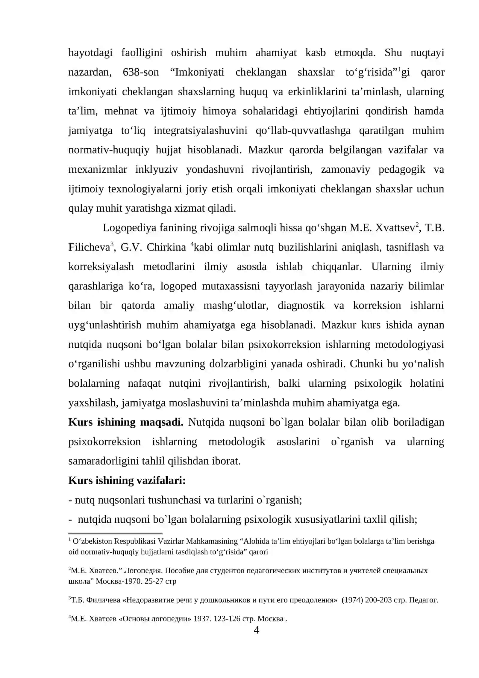 Nutqida nuqsoni bo`lgan bolalar bilan psixokorreksion ishlarning metodologiyasi 4