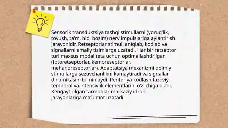 Sezgi va idrok haqida 4
