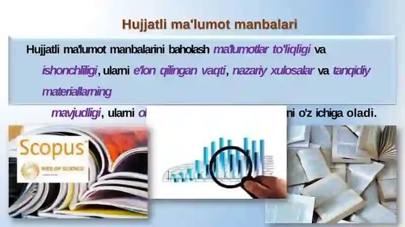 ILMIYTADQIQOTUCHUNAXBOROTLARNIQIDIRISHNINGASOSIYMETODLARI 4