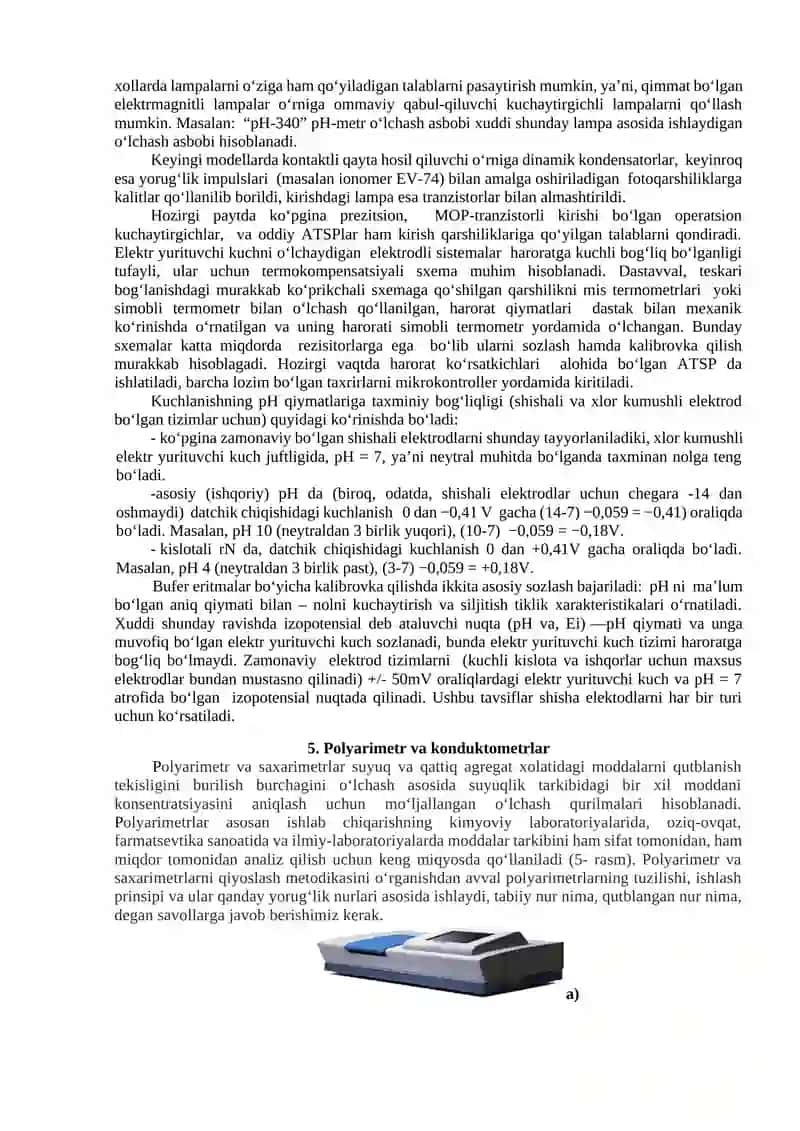 Kolorimetrik va fotometrik tibbiy analiz qurilmalari va asbob-uskunalari 4