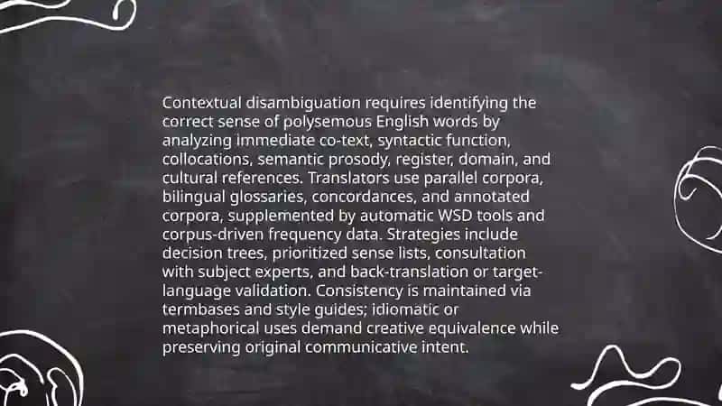 Translation of polysemantic words 4