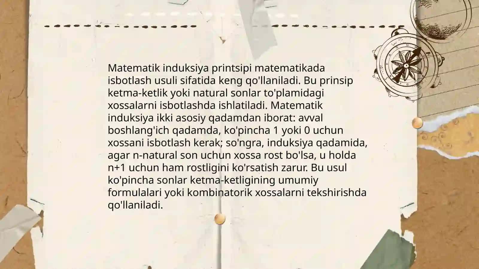 Matematik induksiya usuli 4