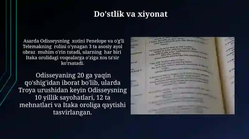 Odisseya asarining badaddiy hususiyatlari 4