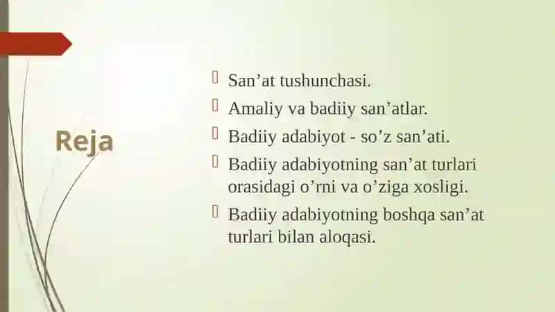Badiiy adabiyot san’at turi sifatida 4