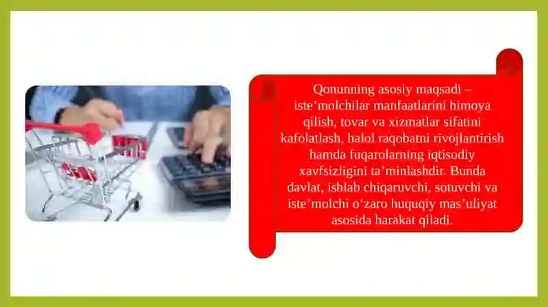 Iste’molchihuquqlarini himoya qilish to’g’risida qonun tahlili 4