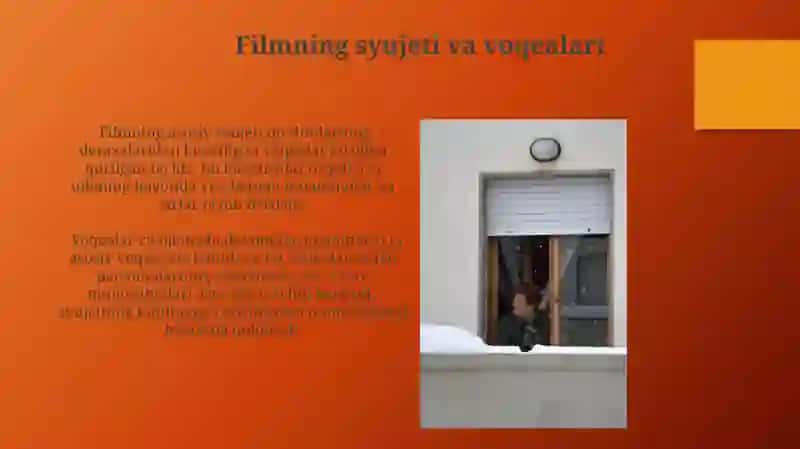 Qo'shnining derazasi: Umumiy nuqtai 4
