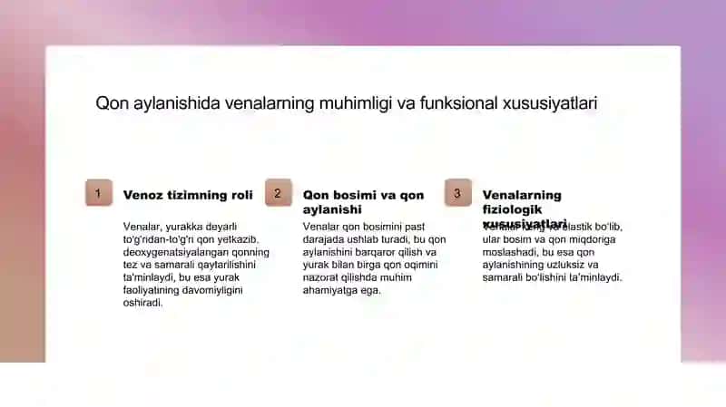 Vena tizimi 4