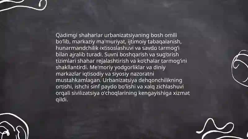 Sivilizatsiya oʻchoqlaridan biri 4