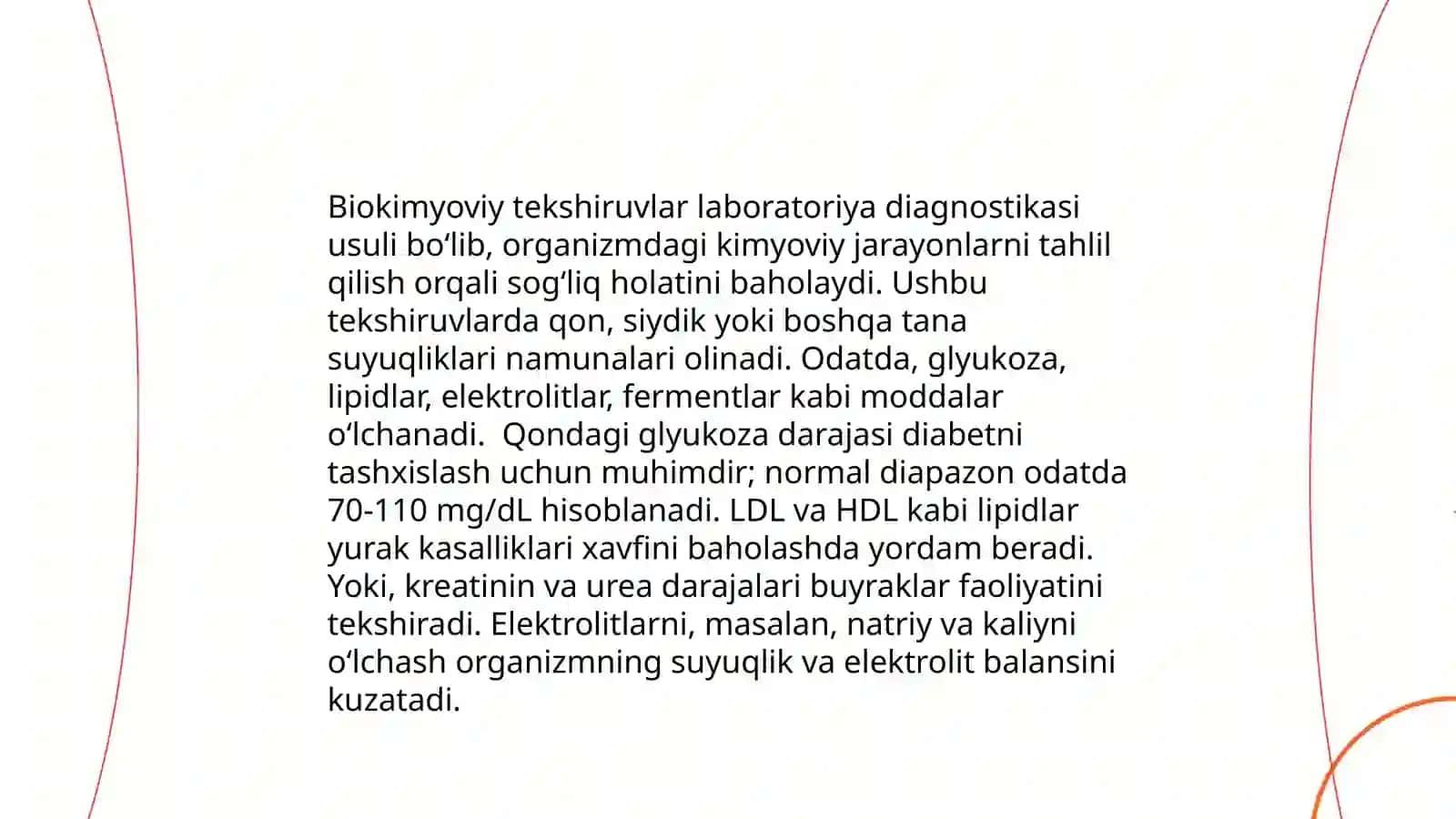 Miqdor va sifat klinik laboratoriya tekshiruvlari 4