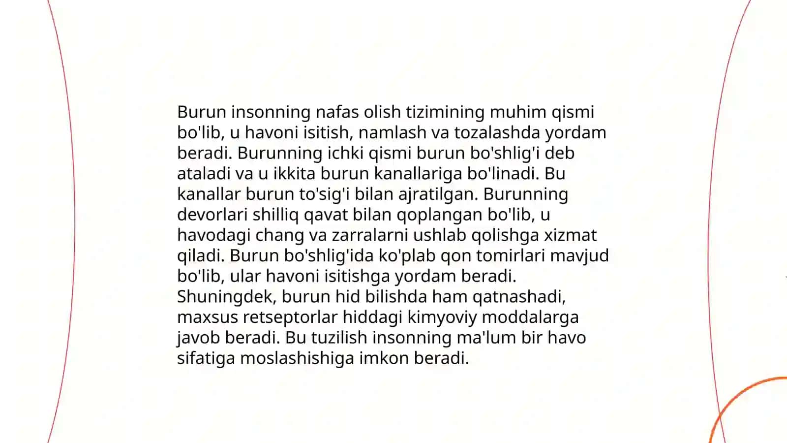 Nafas yo'llarining asosiy funksiyalari 4