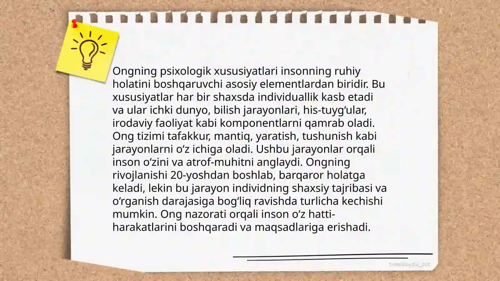 Ong haqida tushuncha va uning xossalari - Vigotskiy va Vundt tomonidan o'rganilgan ong nazariyasini taqqoslab yozish 4