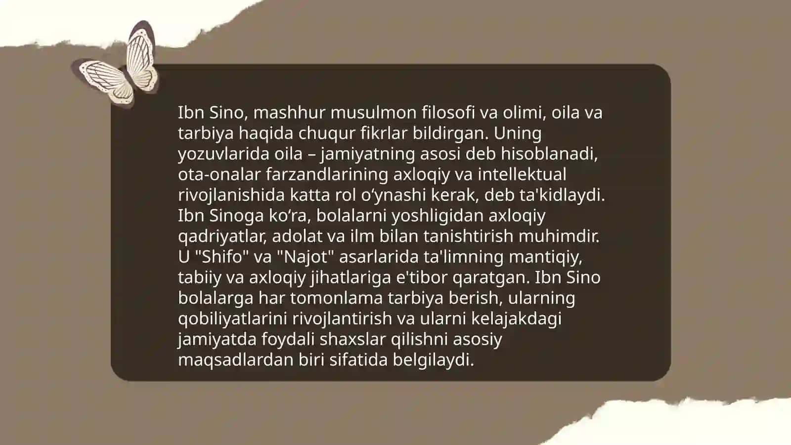 Sharq mutafakkirlarining oila haqida qarashlari 4