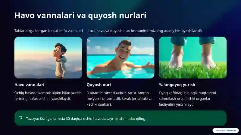 Organizmni chiniqtirish usullari: Sog'lom va baquvvat hayot sari 4