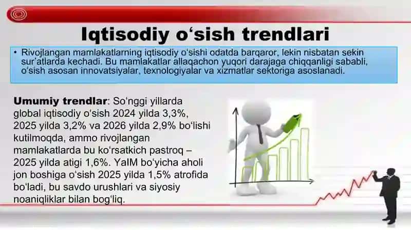 Rivojlangan mamlakatlar iqtisodiy oʻsish, inqiroz va islohotlar 4
