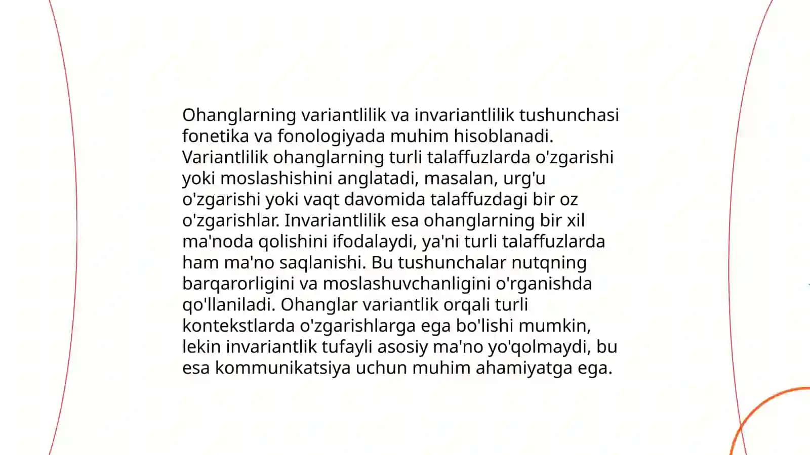 Erkin mavzuli kuy va ohanglar tuzilmasi variantliligi va invariantliligi 4