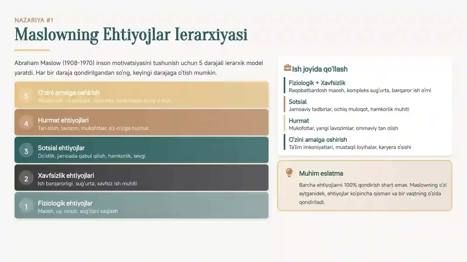 Menejmentda Motivatsiya va Xodimlarni Rag'batlantirish 4