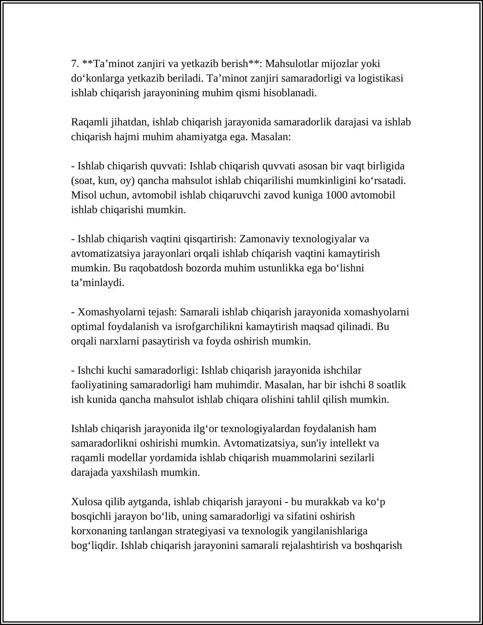 ISHLAB CHIQARISH 4
