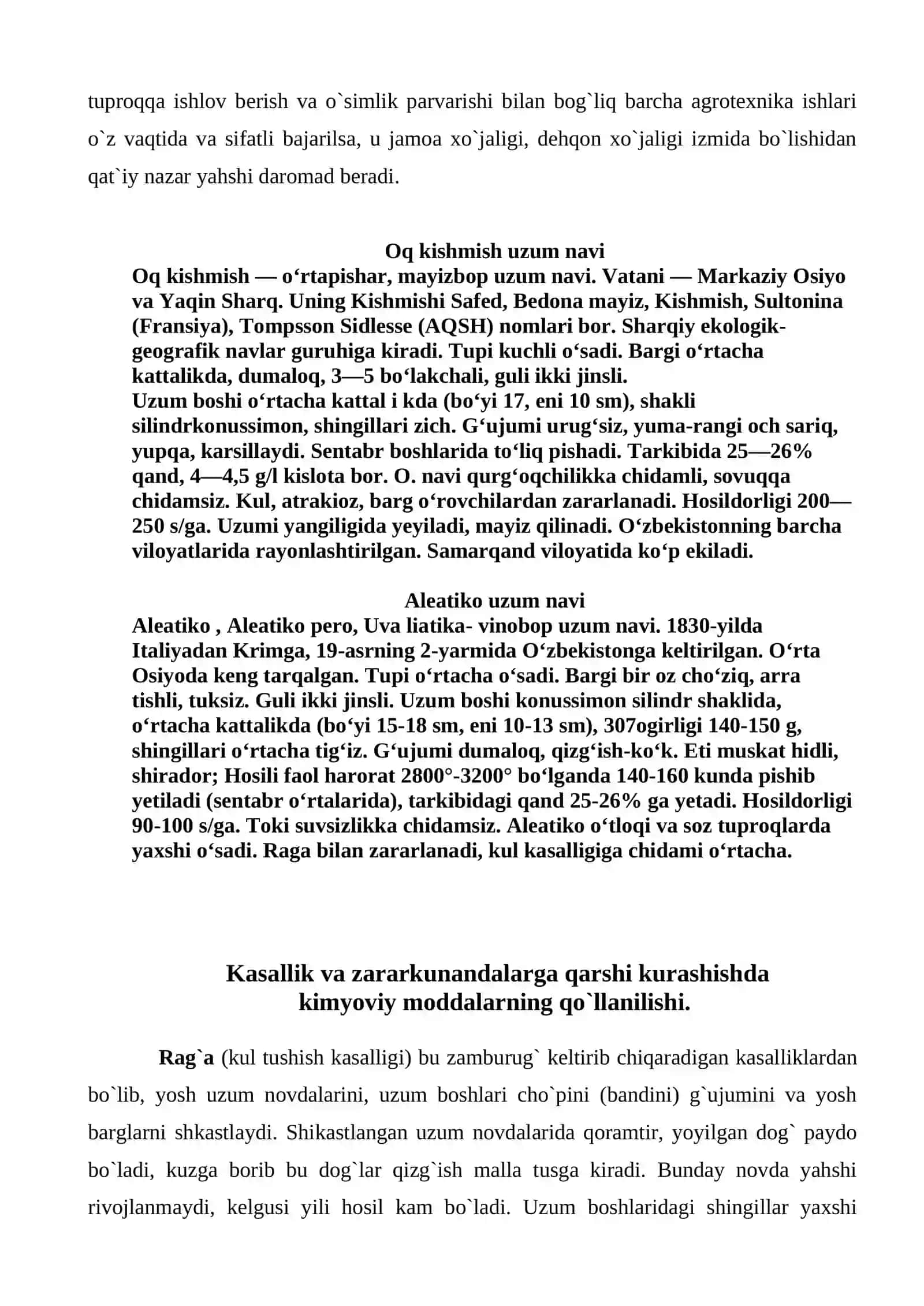 Oq kishmish va Aleatiko uzum navlarini yetishtirish texnologiya.doc 4