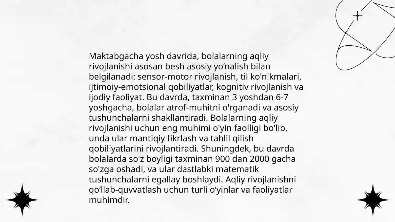Maktabgacha yosh davrida bilish jarayonlari 4