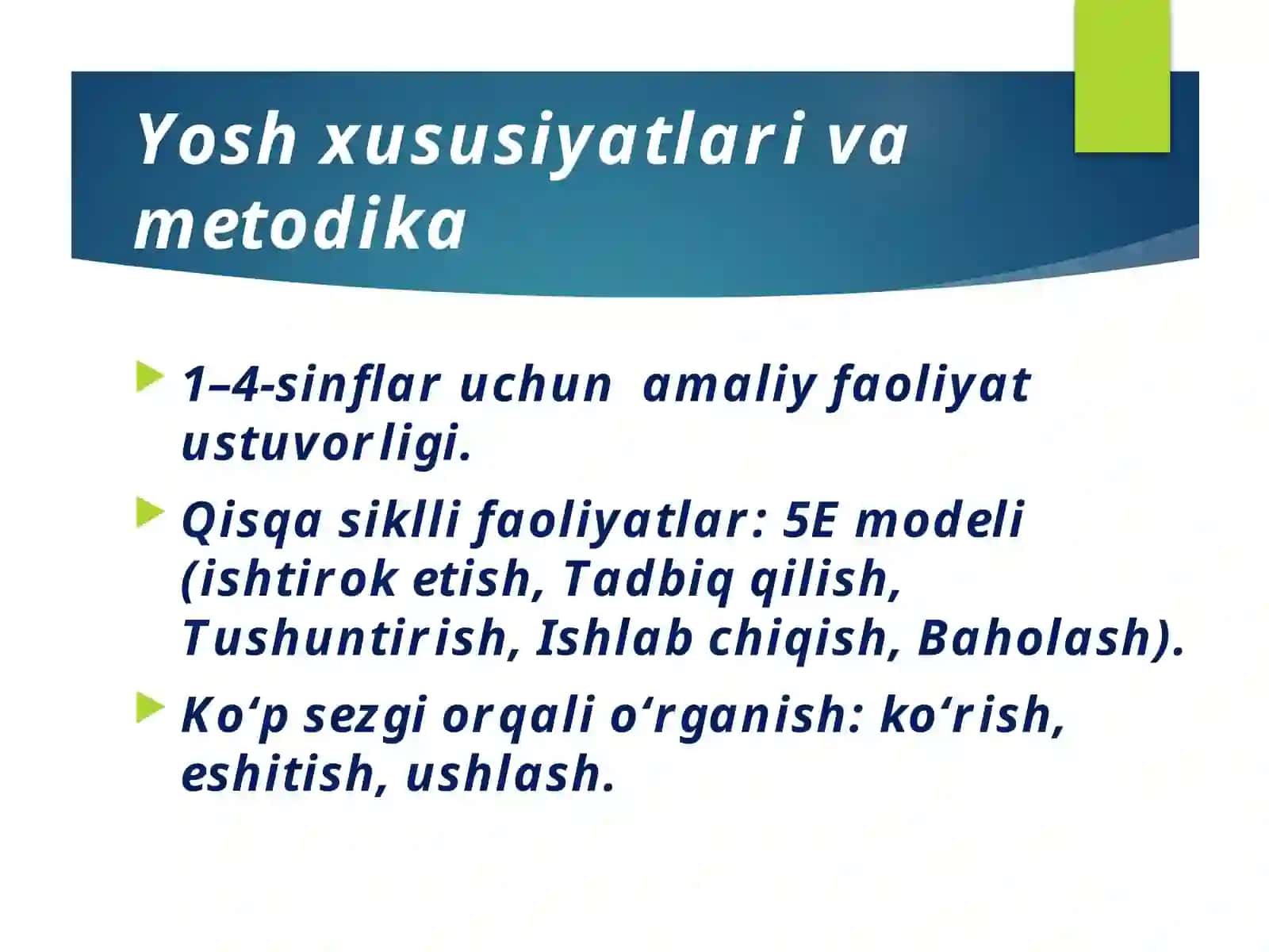 Boshlang‘ichta’limda STEAM texnologiyalaridan foydalanish 4