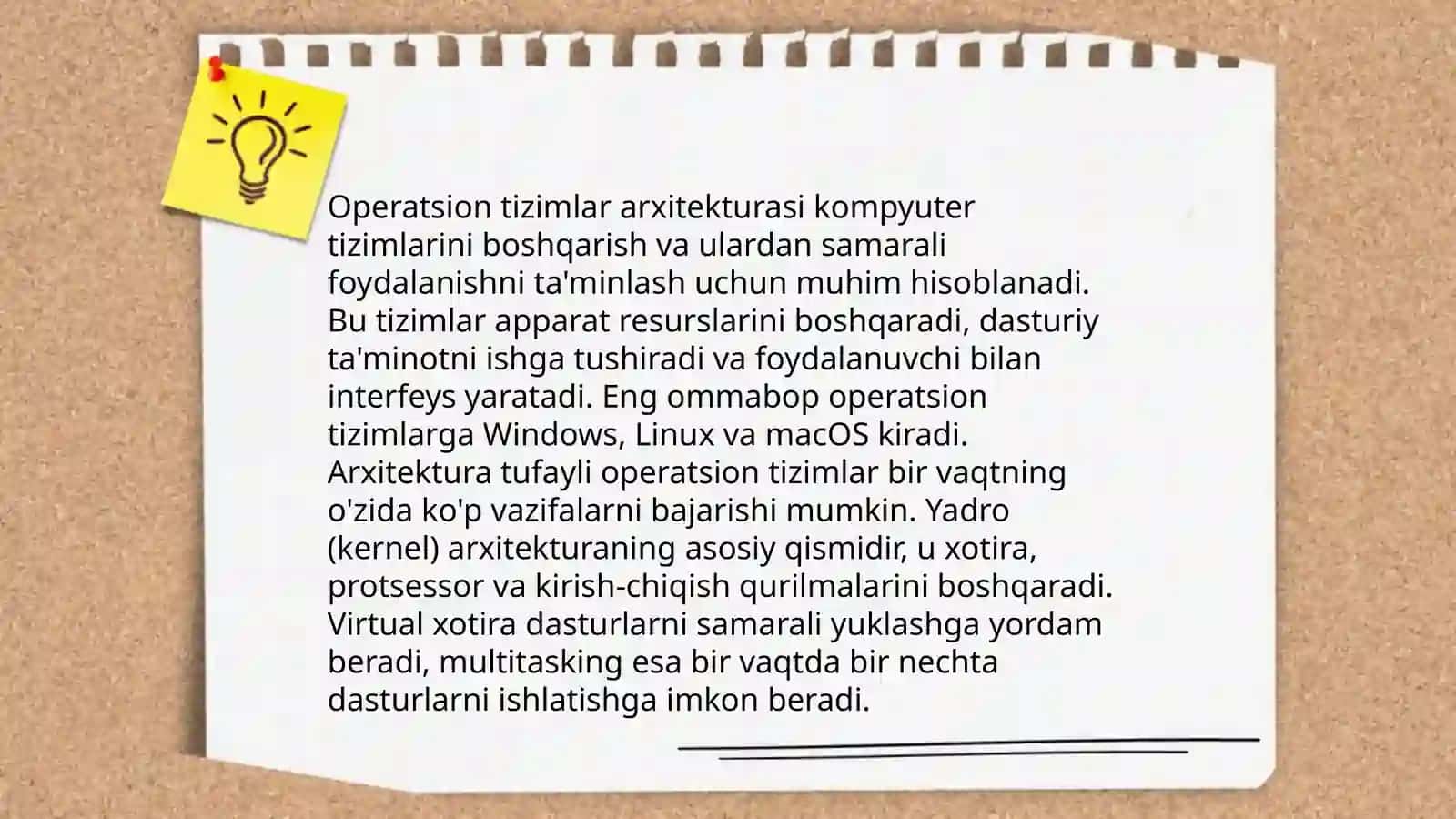 Operatsion tizimlar 4