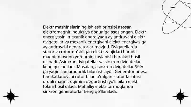 Elektr mashinalari haqida umumiy tushuncha 4
