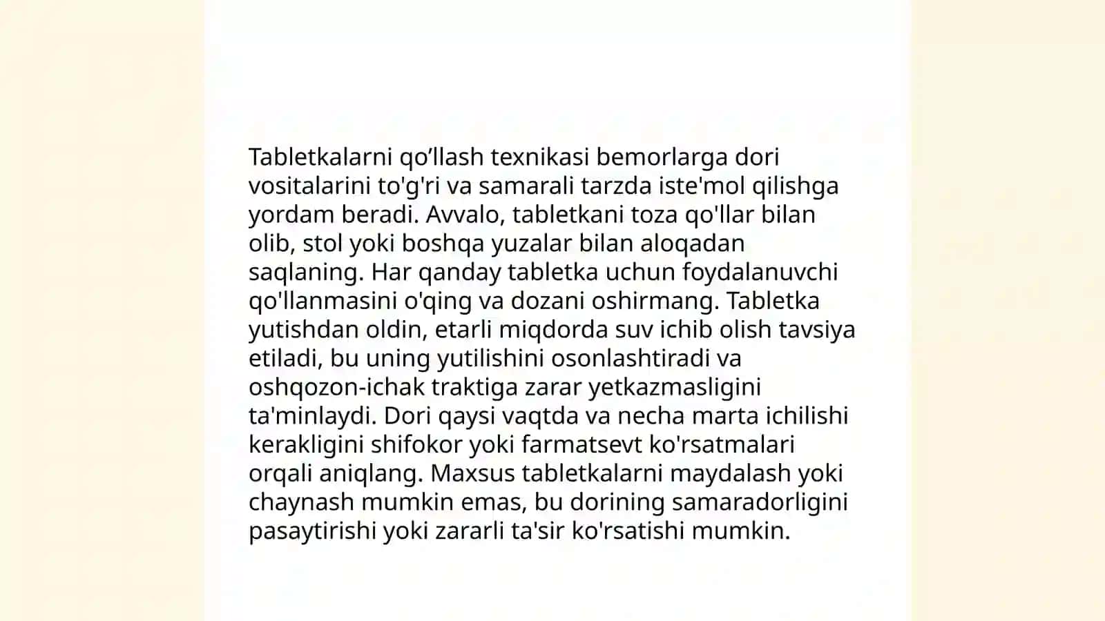 Dori moddalarini tashqi va ichki usulda qo'llash ko'nikmalari 4