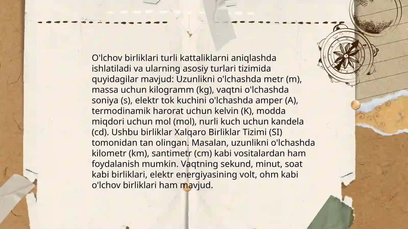 Miqdorlarni õlchash, õlchov birliklarining turlari orasidagi bog'liqliklar va ular ustida amallar bajarishga õtgatish metodikasi 4