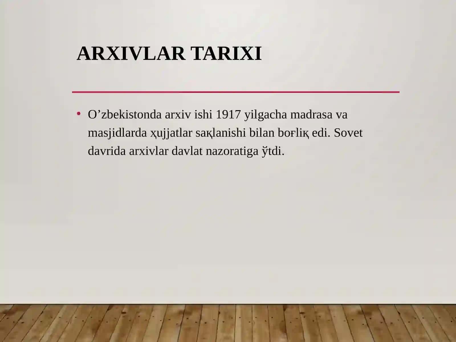 1917-1991-yilda O’zbekistonda arxiv ishi 4