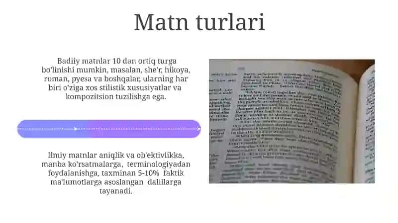 Matnning ta'rifi va tavsifi 4