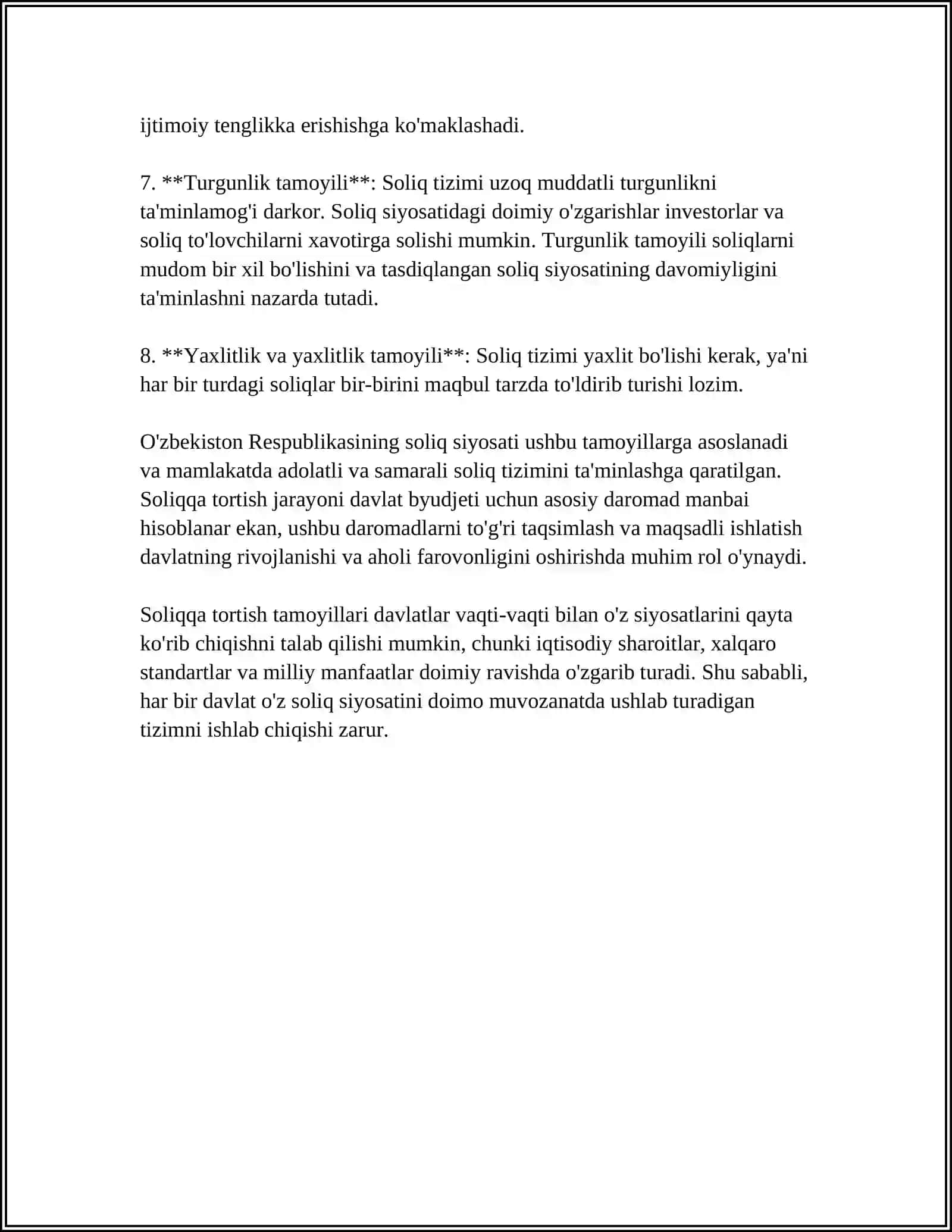 SOLIQQA TORTISH TAMOYILLARI.SOLIQ FUNKSIYALARI 4