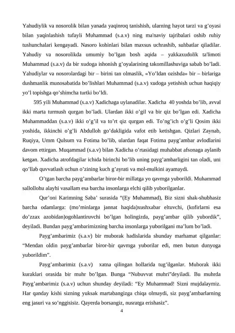 Islom dining vujudga kеlishi 4