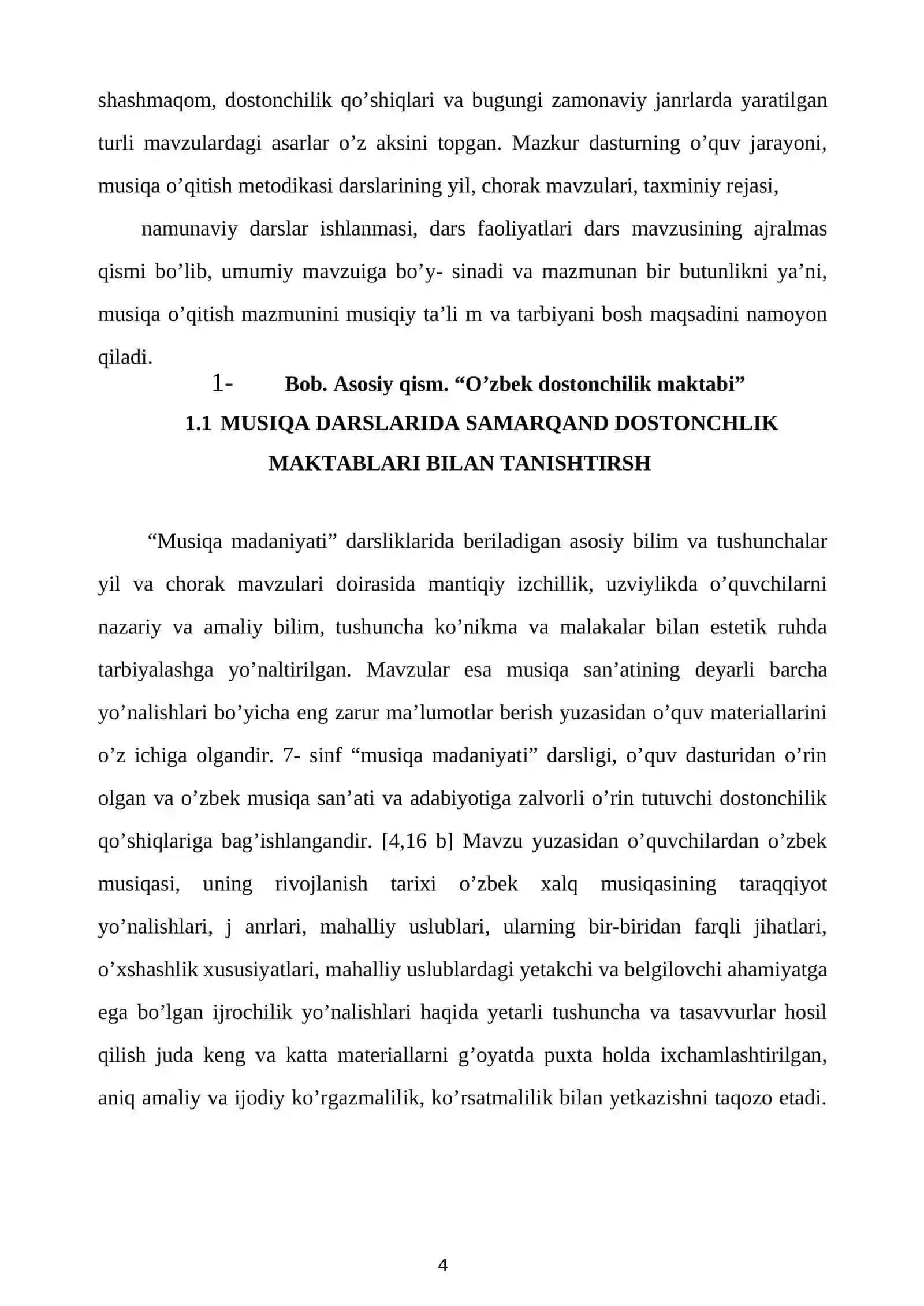 O’zbek dostonchilik maktabi KURS ISHI 4