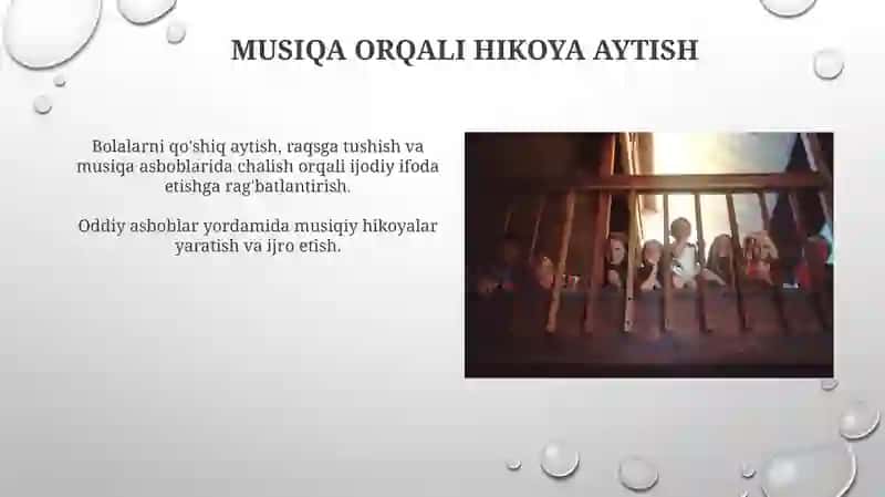 Maktabgacha yoshdagi bolalarga musiqiy tarbiya berish metodlari 4