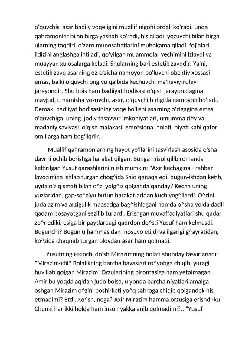 U Hamdam nasrining til xususiyatlari bilan tanishish 4