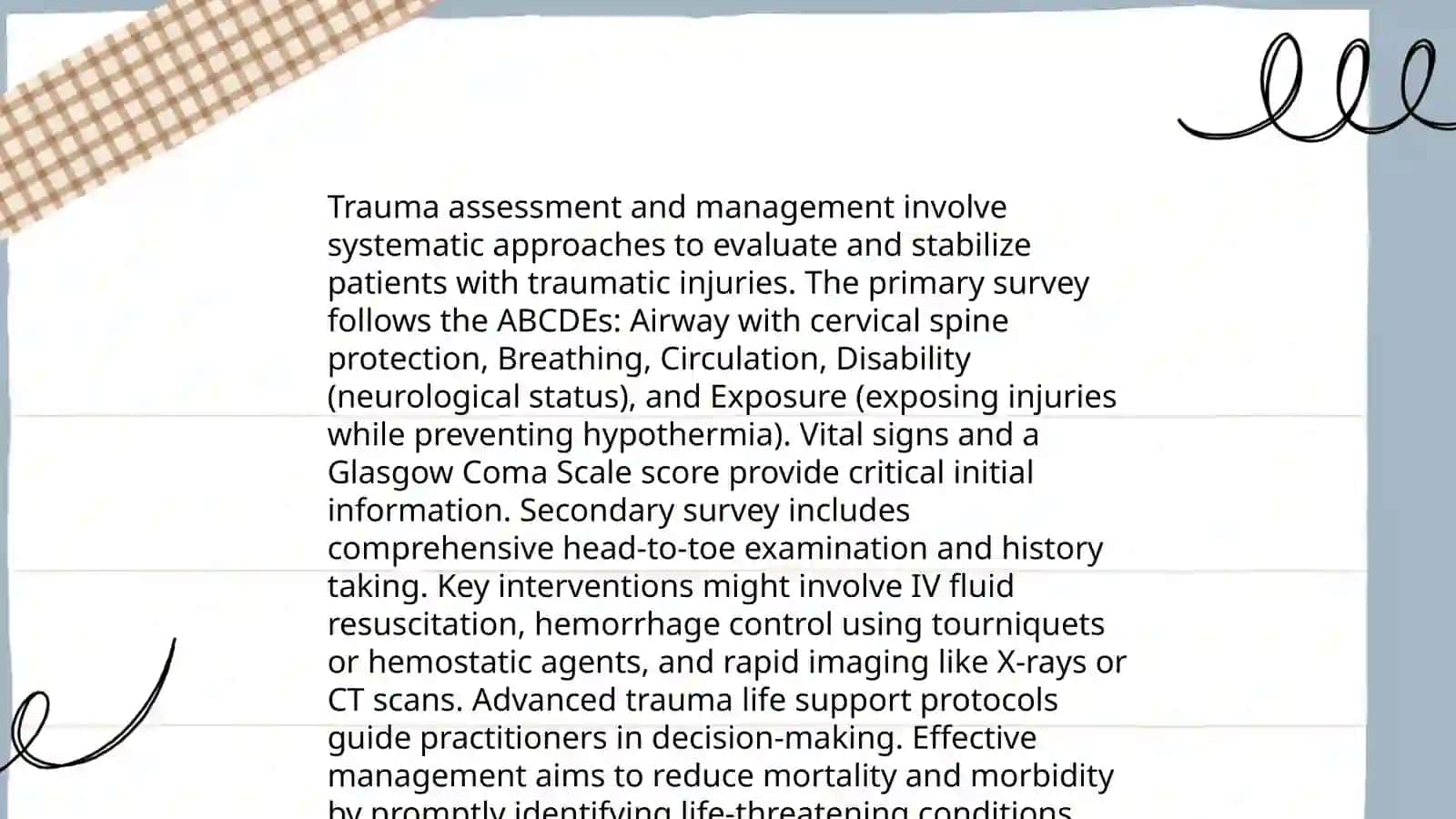 Emergency medical care 4