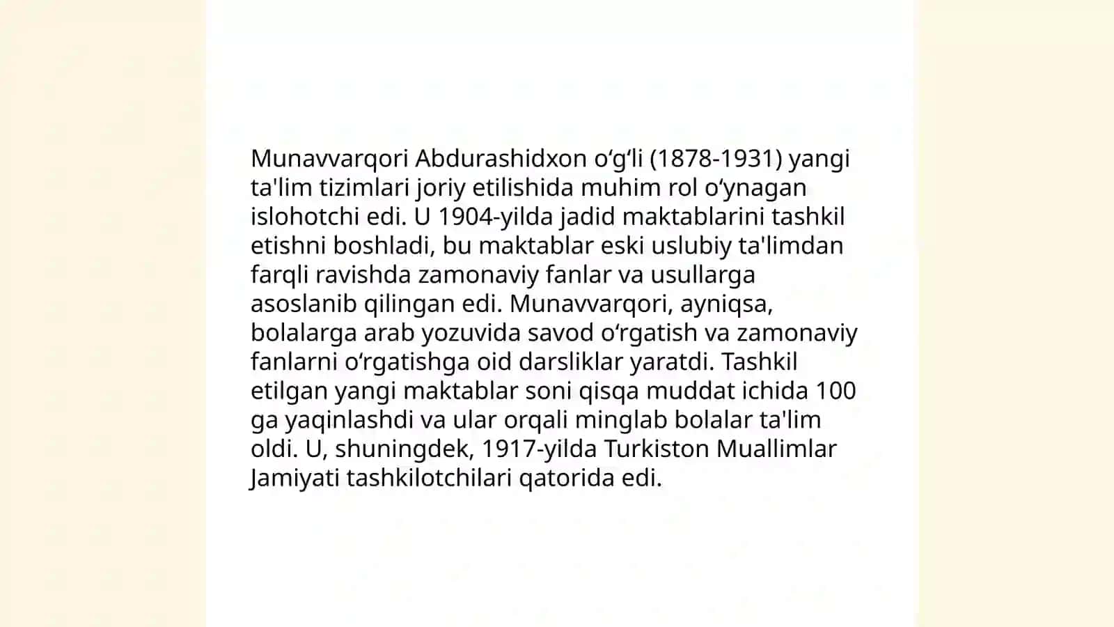 Jadid ma’rifatparvarlarning ijtimoiy islohotlardagi roli 4