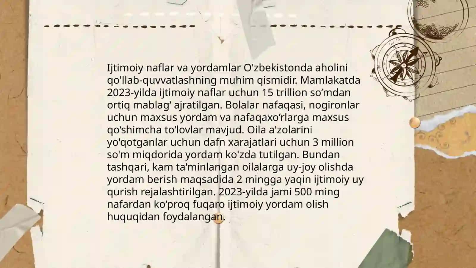 Zamonaviy dunyoda aholini qoʻllab-quvvatlash modellari 4