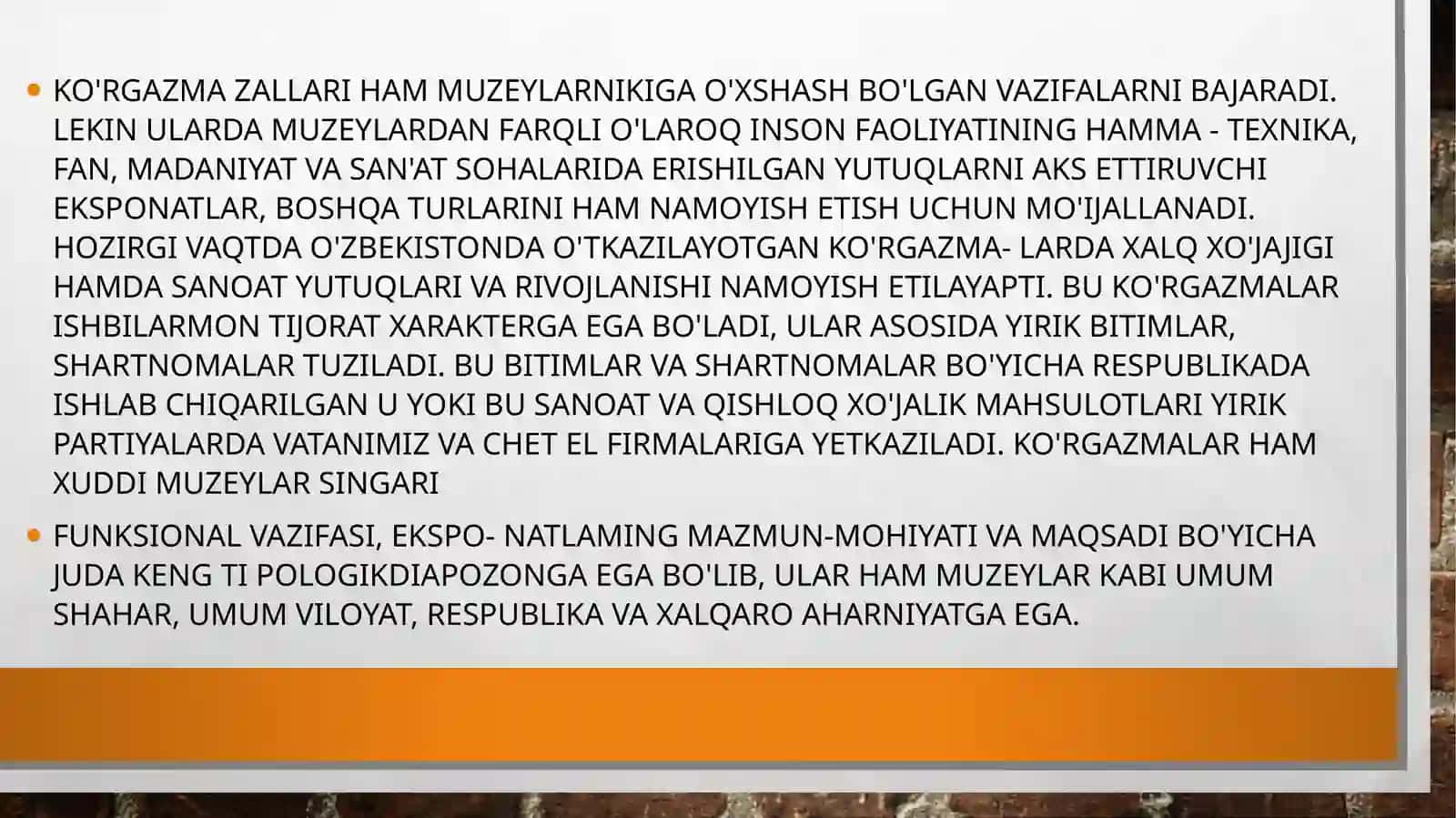 Muzeylar va ko'rgazma zallarining interyeri 4